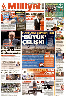 MİLLİYET 13 Eylül 2026 Gazete Manşeti Küçük