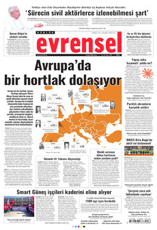 EVRENSEL 13 Eylül 2026 Gazete Manşeti Küçük
