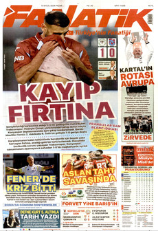 FANATİK 13 Eylül 2026 Gazete Manşeti Küçük