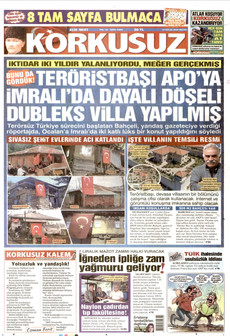 KORKUSUZ 13 Eylül 2026 Gazete Manşeti Küçük