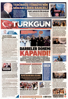 TÜRKGÜN 14 Eylül 2026 Gazete Manşeti Küçük