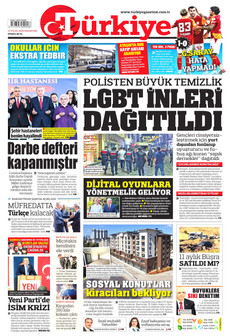 TÜRKİYE GAZETESİ 14 Eylül 2026 Gazete Manşeti Küçük