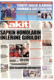YENİ AKİT 14 Eylül 2026 Gazete Manşeti Küçük