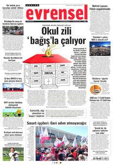 EVRENSEL 14 Eylül 2026 Gazete Manşeti Küçük