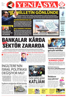 YENİ ASYA 17 Eylül 2026 Gazete Manşeti Küçük