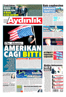 AYDINLIK GAZETESİ 18 Eylül 2026 Gazete Manşeti Küçük