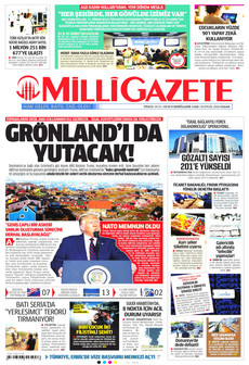MİLLİ GAZETE 20 Eylül 2026 gazete manşeti
