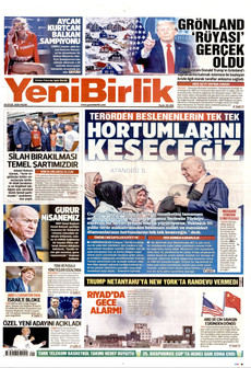 YENİBİRLİK 20 Eylül 2026 gazete manşeti