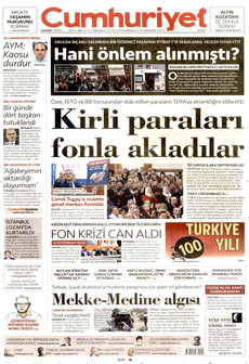 CUMHURİYET 7 Ekim 2026 gazete manşeti