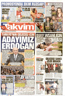TAKVİM 7 Ekim 2026 gazete manşeti
