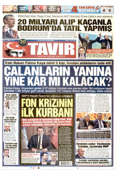 TAVIR GAZETESİ 7 Ekim 2026 gazete manşeti