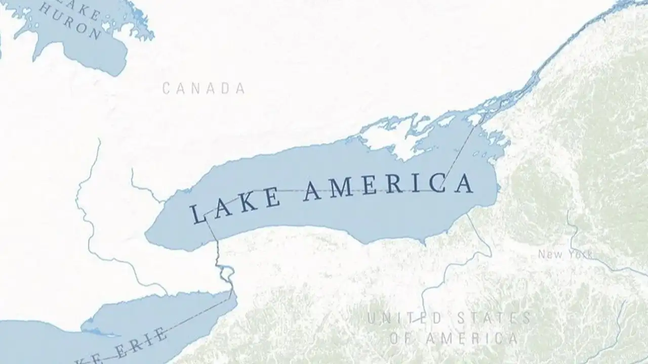 Google Haritalar, Ontario Gölü'nün Adını Amerika Gölü Olarak Değişti